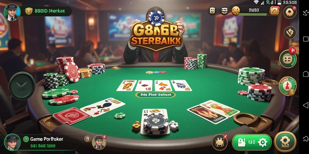 Tampilan menarik saat bermain poker di 88ID.