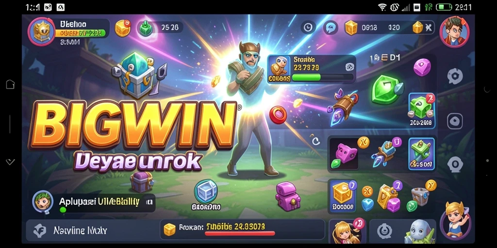 Screenshot utama BIGWIN menampilkan antarmuka yang user-friendly untuk pengelolaan tugas.