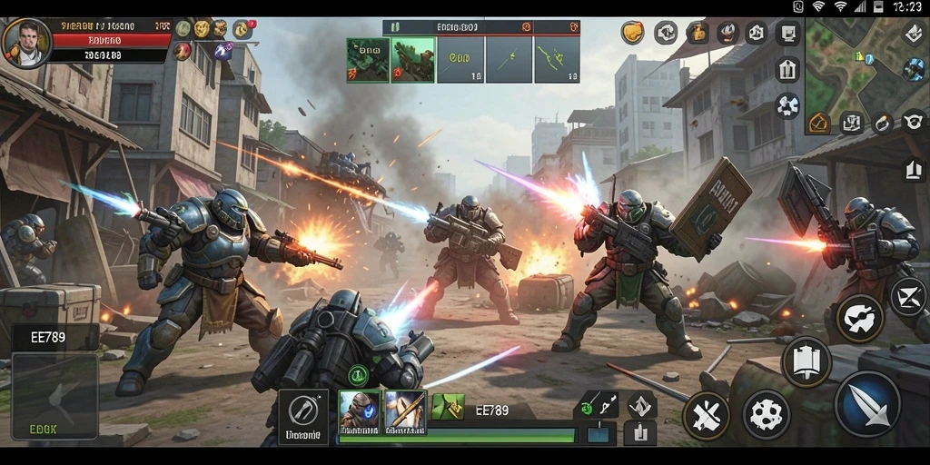Tampilan gameplay EE789 yang penuh strategi dan interaksi.