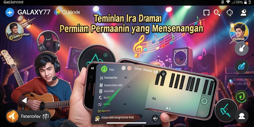Tampilan gameplay GALAXY77 yang interaktif dan penuh warna.