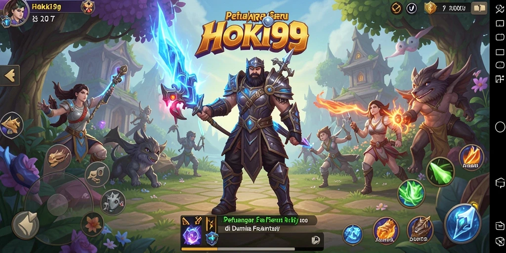 Tampilan menakjubkan dalam pertempuran ARPG HOKI99.