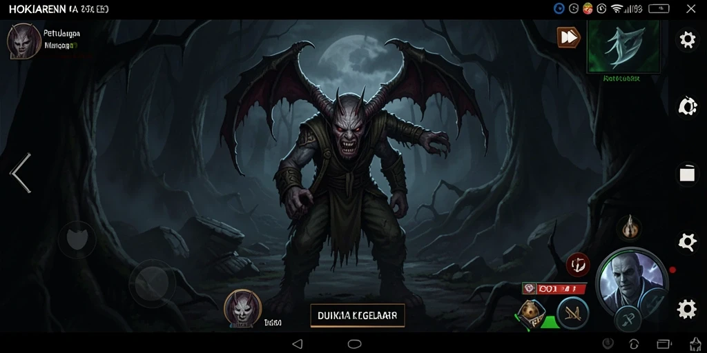 Screenshot utama HOKIARENA menampilkan adegan gameplay yang mencekam.