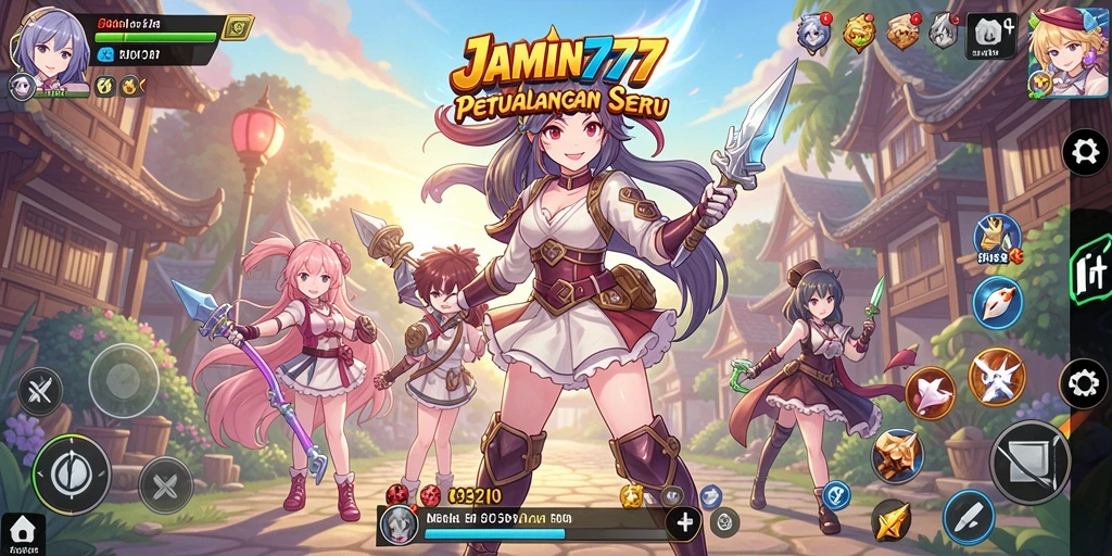 Tampilan gameplay seru dan memukau dari JAMIN777.