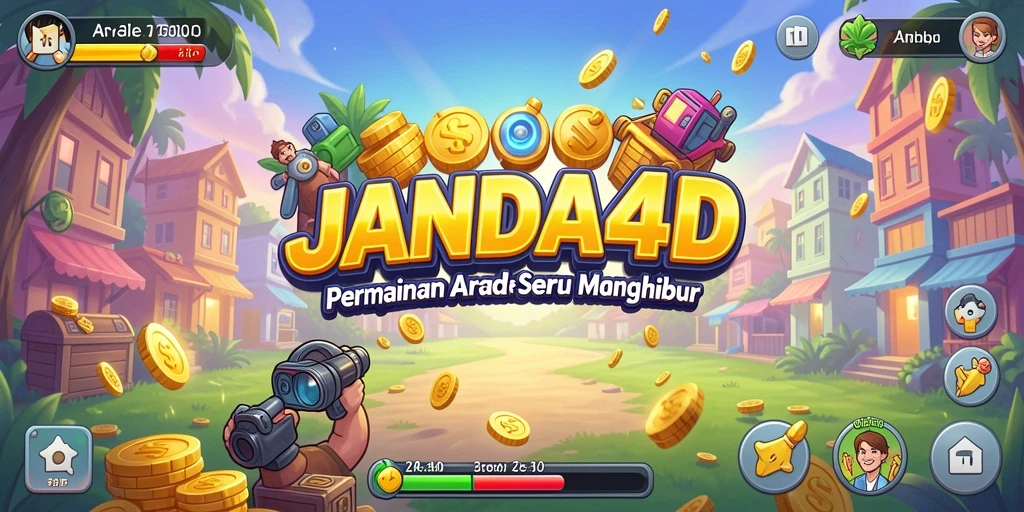 Tampilan gameplay seru dari JANDA4D dengan grafis yang mengesankan.