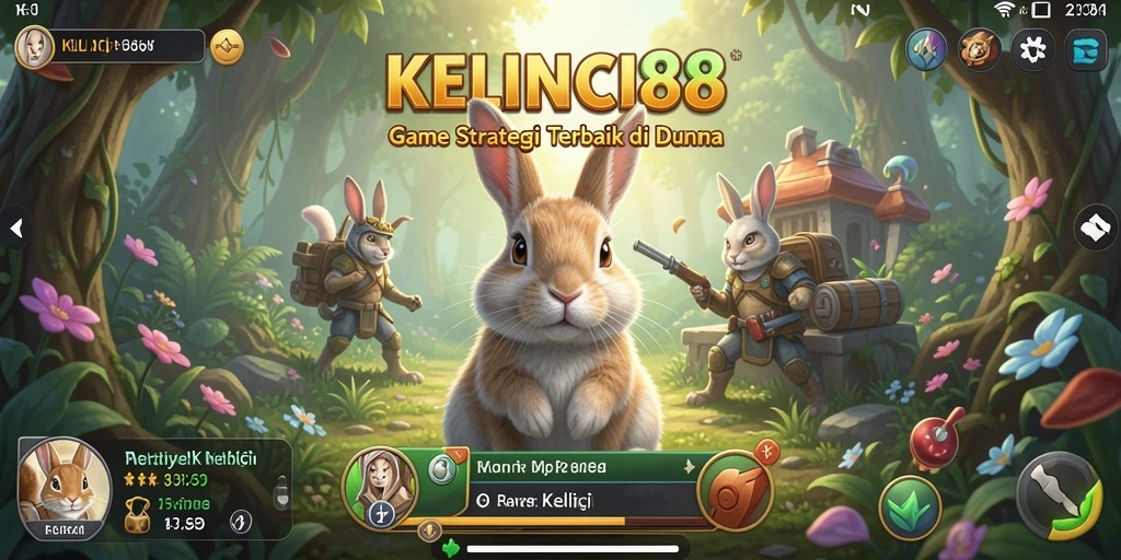 Gameplay seru dan menyenangkan dengan kelinci peliharaan.