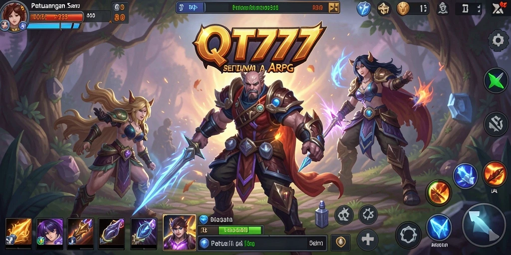 Gambaran menarik gameplay ARPG QT777 dalam aksi.